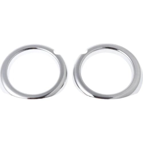 2 Pcs Chrome Car Front Fog Light Lamp Cover Trim For Mitsubishi Outlander 2016 2017 for car accessories