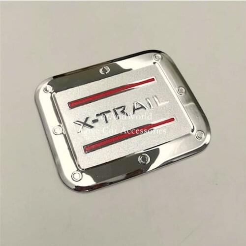 For Nissan X-Trail X Trail T32 2014 2015 2016-2020 Fuel Cap Tank Cover Gas Cap with XTrail ABS Chrome Car-Styling Accessories