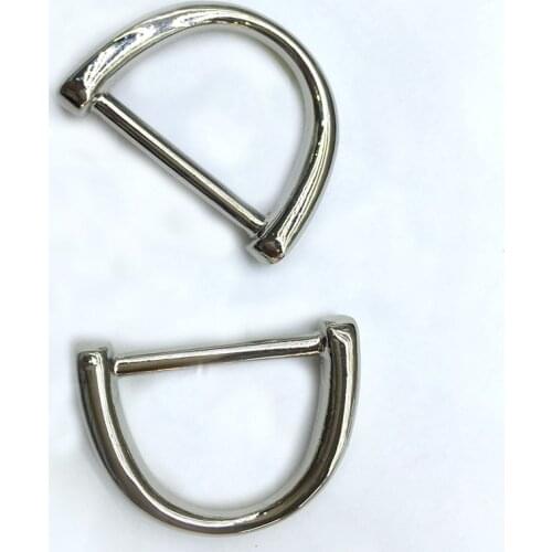 Alloying D Ring, Nickel Plated D Buckles 60pcs/lot