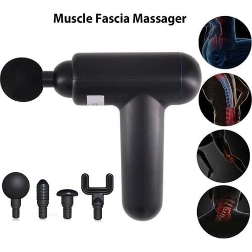 Small Fitness Equipment Deep Muscle Body Massager Gun Mini Electric Fascial Massage Gun Tissue Percussion Acid Relief Pain Relax