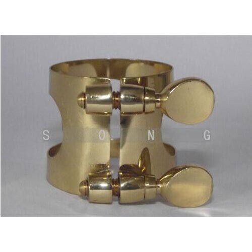 5 pieces Metal ligature for Alto sax Rubber mouthpiece