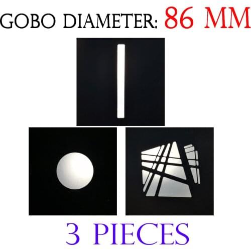 3 pieces of diameter 86mm GOBO shading shadow art red carpet show photo style is necessary Power Point file