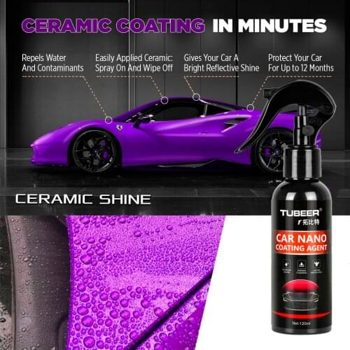 9H Car Nano Ceramic Coating Polish Spray Wax Waterless Wash Liquid Glass Super Hydrophobic Scratch Repair Anti-scratch