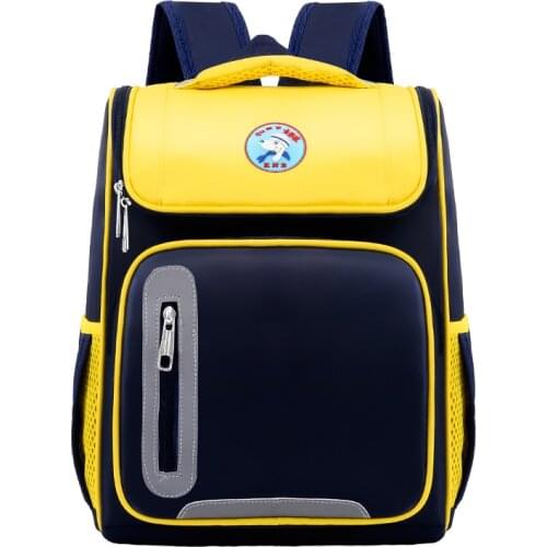 2020 New College Style Schoolbag Primary School Students Reduce Load Of Breathable Cartoon Children Space Bag Waterproof primary