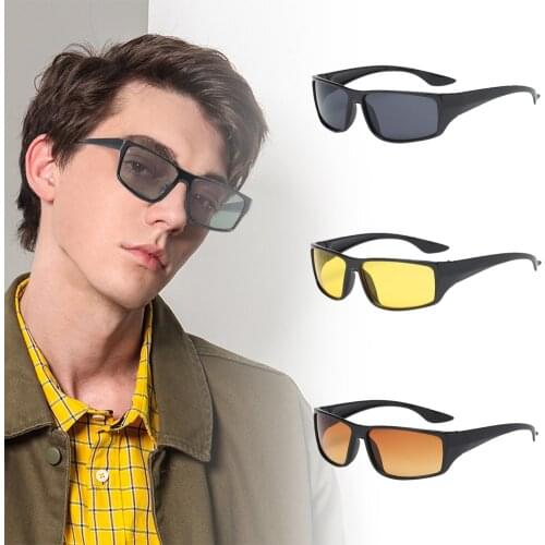 Night Vision Driving Glasses Outdoor Sunglasses UV400 Day Night Anti Glare Glasses for Men and Women Eyewear Cycling Eyeglasses