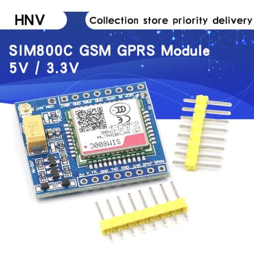 SIM800C GSM GPRS Module 5V/3.3V TTL Development Board IPEX With Bluetooth And TTS For Arduino STM32 C51 for Arduino
