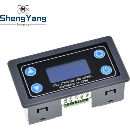 Full Function PWM Pulse Frequency Duty Ratio Adjustable Module Square Wave Rectangular Wave Signal Generator XY-APWM