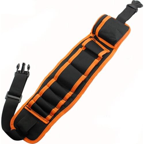 Adjustable Belt Waist Tool Bag Multi-Pockets Canvas Waist Bag Waterproof Electrician Tools Organizer Heavy Duty Tool Bag