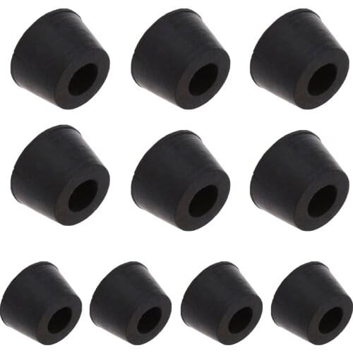 20 Pcs Rubber Instrument Case Non-slip Cabinet Box Foot Bumpers Feet 17x10x14mm