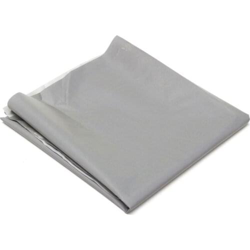 Silver Reflective Fabric Sew On Cloth Material Highlight Chemical Fiber 39.4inch