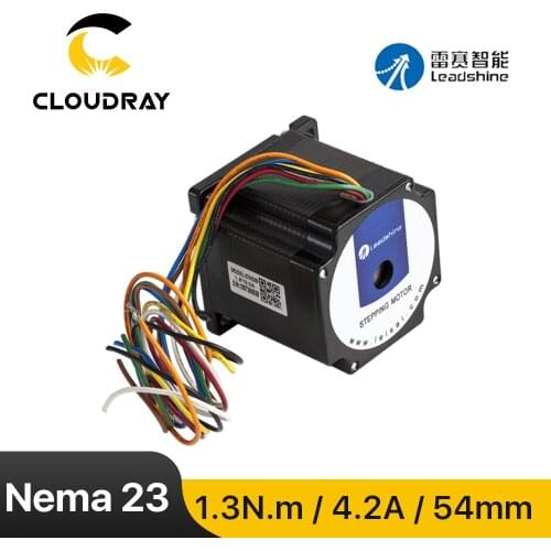 Leadshine Nema23 2 Phase Stepper Motor 1.3N.m 4.2A 57HS09 Stepper Motor for 3D printer CNC Engraving Milling Machine