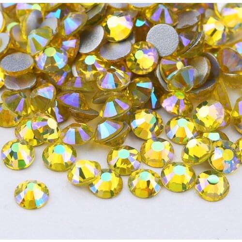 Swarovsky Loose стразы Non Hot Fix Rhinestones Glass Strass Non Hotfix Rhinestone DIY Nails Decorations