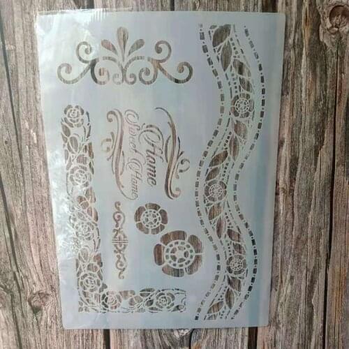 A4 Size DIY Craft Mandala Stencil for Painting on Wood,Fabric,Walls Art Scrapbooking Stamping Album Embossing Paper Cards