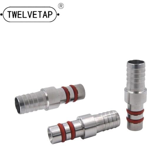 TWELVETAP 304 Stainless Steel faucet Quick Joint Beer Faucet Accessories Beer Tap Equipment Connector FD-901
