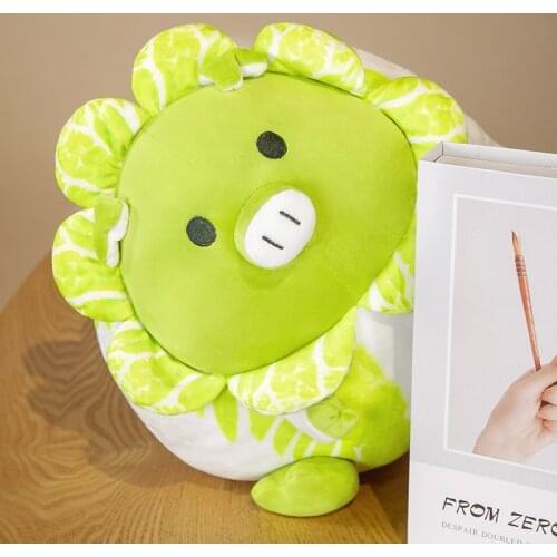 1 PC 40-60 CM Cute Cabbage Pig Plush Stuffed Toy Pig Decoration Animal Kawaii Pillow Stuffed Doll Girl Birthday Gift