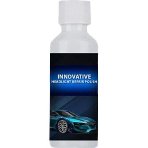 20ml Auto Headlight Renew Polish Cleaning Car Window Headlight Polishing Headlight Repair Repair White Cleaner Agent Bright P6H9