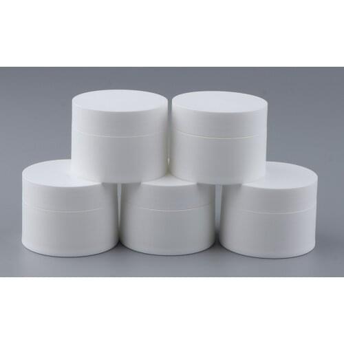 5Pcs/pack Portable Empty Plastic Cosmetic Cream Jars Pots Refillable Makeup Containers