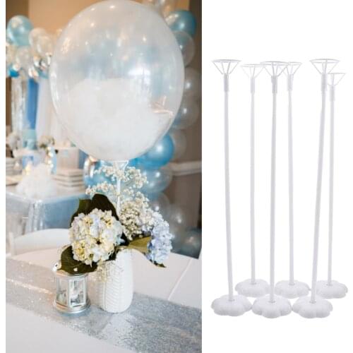 6Pcs Table Balloon Holder centerpieces balloons column stand set for Wedding decoration Kids birthday party baby shower supplies