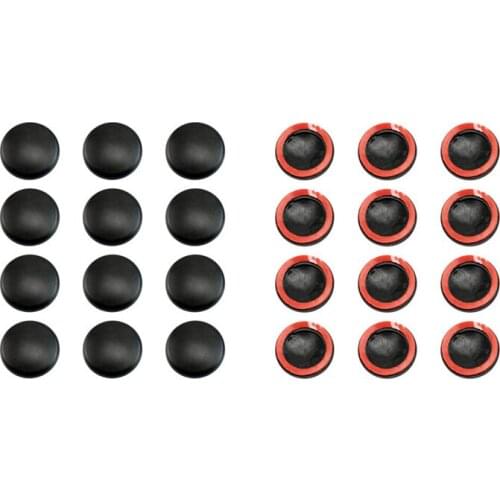 Car Door Lock Screw Cover Protector Protection Stickers for Ford Focus 2 3 4 Fiesta Ecosport Everest Ranger Kuga Black and White