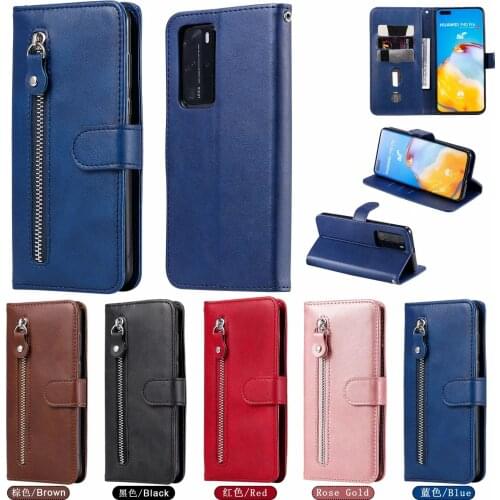 Huawei P40 Pro P30 lite Honor 8A 9S 9A 9X 20S 10i Phone case Flip Leather zipper Wallet Cover For Huawei Y5p Y6p Y5 Y6 Y7 2019