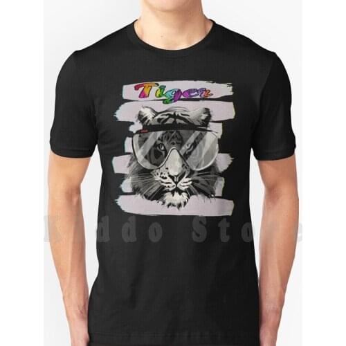 Tiger Face T Shirt Men Cotton Cotton S-6xl Flying Tigers Squadron Clemson Tiger King Lsu Lwild Cat Tiger Face Auburn Tiger