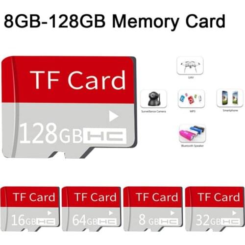 RED 8GB 16GB 32GB 64GB 128GB Phone Camera Memory Card Class 10 Micro Card Phone Camera Accessories micro Flash TF Memory Card