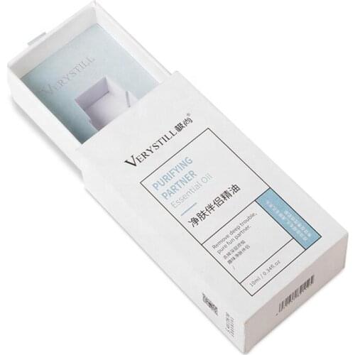 Custom drawer cardboard 30ml cosmetics serum packaging box