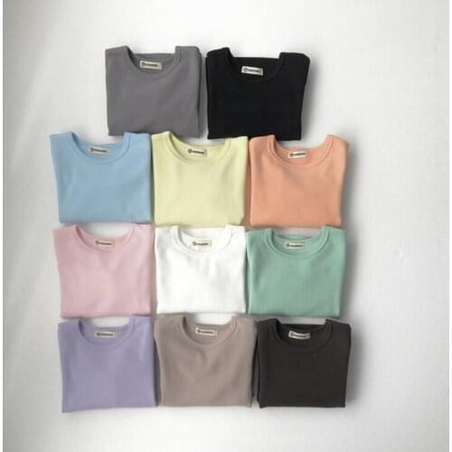 2020 Korea style girls 2 pcs boys set t-shirt+long pants fashion autumn cotton kids pajama suit 2-7 years YC19