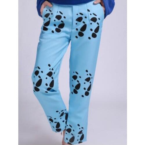Law Surgeon of Death Anime One Piece Cosplay Costume Trafalgar Pants
