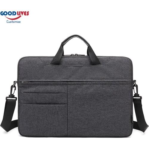 Custom Logo Man Briefcase Business Travel Mens Bags Office Briefcases Laptop Bag for Men Shoulder Portfolio Mens Work Handbag
