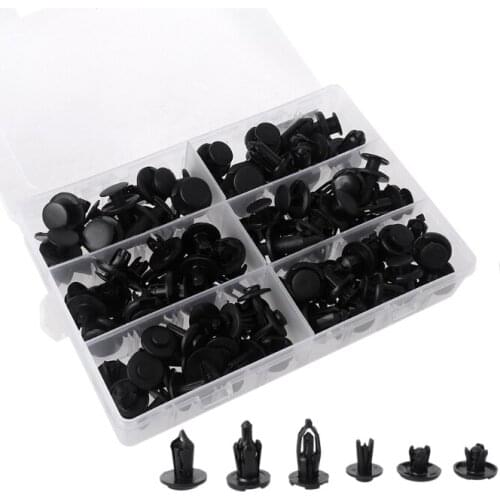 Nylon Bumper Mudapron Rivets Common Sizes Parts Practical Vehicle Trim Tools Suitable for Automotive Accessories D7YA