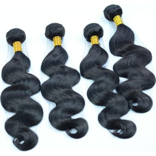 Adorable Synthetic Hair Bundles Body Wave,Naked Hair Weave One Bundle 100g Natural Color 10"12"14"16"18"20"22"24"26"