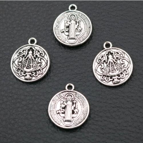 10pcs Retro Christian Pendants, Holy Father_God Charms, Holy Spirit Charms, DIY Handmade Jewelry Charms, 21 * 18mm A2151
