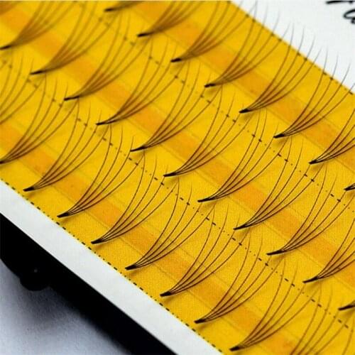 1box big capacity 60 bundles 4D Eyelash Extensions 0.07mm Thickness true Mink Strip Eyelashes Individual Lashes Natural Style