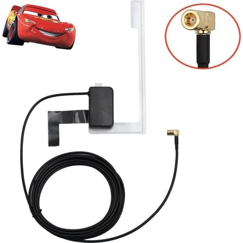 Universal AN-DAB1 Glass Mount DAB Digital Car Radio Aerial Antenna Adhesive SMB