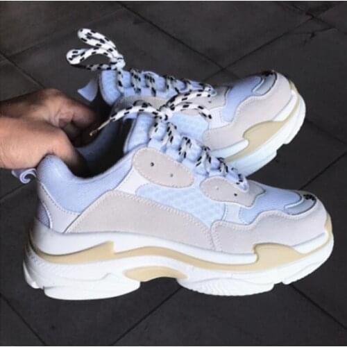 2019 Spring Fashion Women Casual Shoes Suede Leather Platform Shoes Women Sneakers Ladies White Trainers Chaussure Femme CR-55