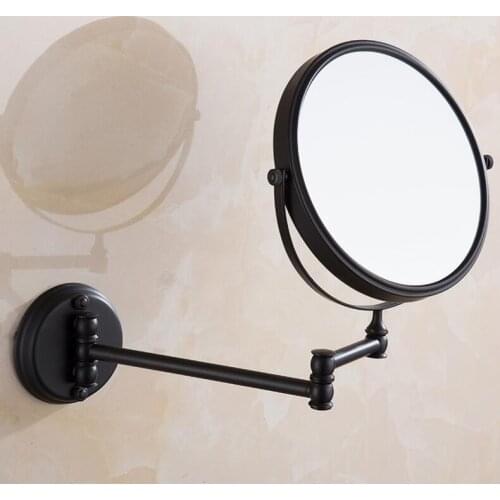 Vidric Rose Gold/Gold/Antique/Chrome/Black Oil Brushed brass wall makeup mirror 8 inch bathroom mirror decorative dressing mirro