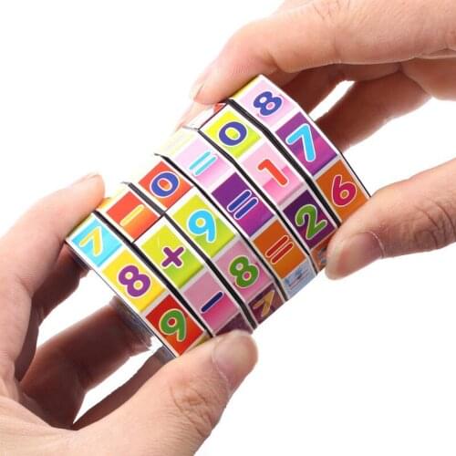Magic Cubes Educational Toys For Children Kids Mathematics Digital Numbers Magic Cube Toy Puzzle Game Gift Dropship Toys Store