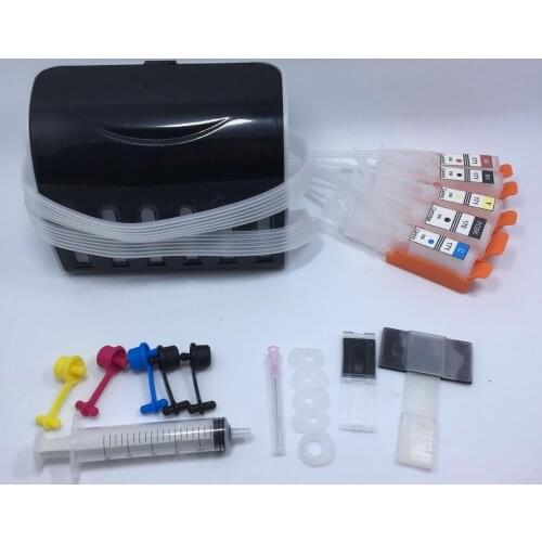 YOTAT CISS ink cartridge PGI-170 CLI-171 PGI170 CLI171 for Canon PIXMA MG6810 MG5710 (Lartin America)