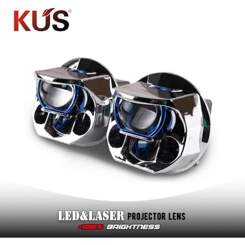 2.5 Inch 70W Bi Led&Laser Projector Lens Headlight 9-16V 5000k 6000K Auto LED Projector Headlight Car Headlight Retrofit