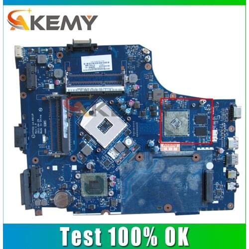 Akemy Laptop motherboard For ACER Aspire 7750 7750Z HM65 Mainboard P7YE0 LA-6911P 216-0809000