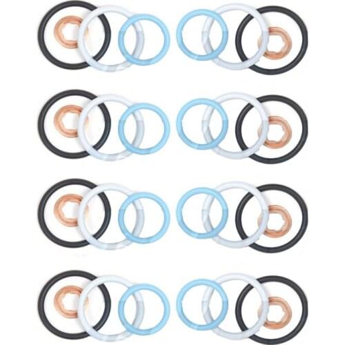 For Ford 6.0 6.0L 03-10 Powerstroke Diesel OEM MOTORCRAFT Fuel Injector O-ring Set High Pressure Ball Rail 0-ring Kit