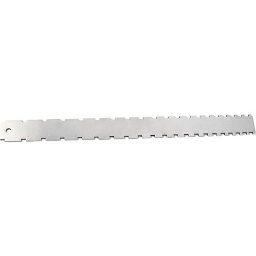 Stainless Steel Guitar Straight Edge Measure Tool For Electric Guitars Neck Notched Fretboard and Frets