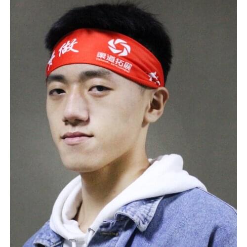 Hot sale 5pcs customize double-sided printing headscarf sport protector sweatband print pattern name logo