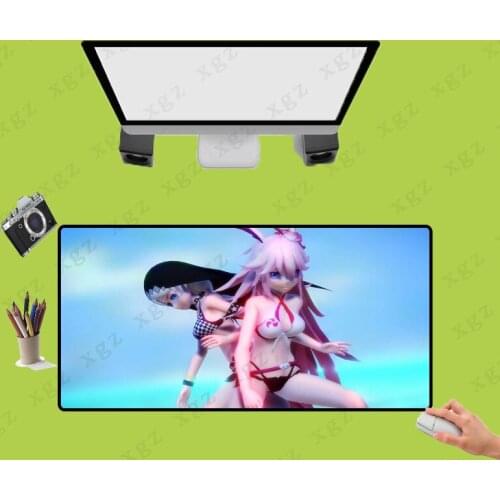 XGZ Anime Mouse Pad XXL Multi-Size Selection Two Sexy Big Lovely Girl Pattern Keyboard Pad Home Quality Dining Gaming Desk
