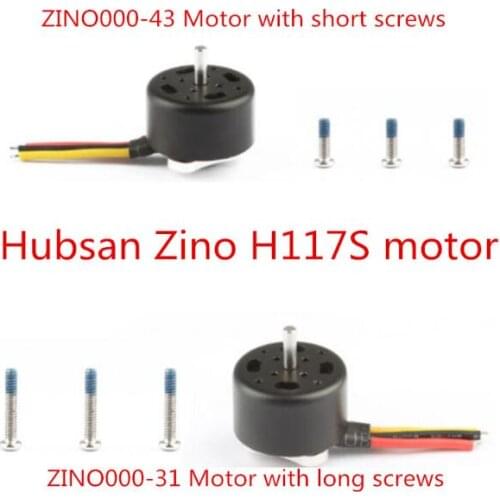 Hubsan Zino H117S Zino PRO RC Drone Quadcopter Spare Parts ZINO000-31/ZINO000-43 Motor with screw