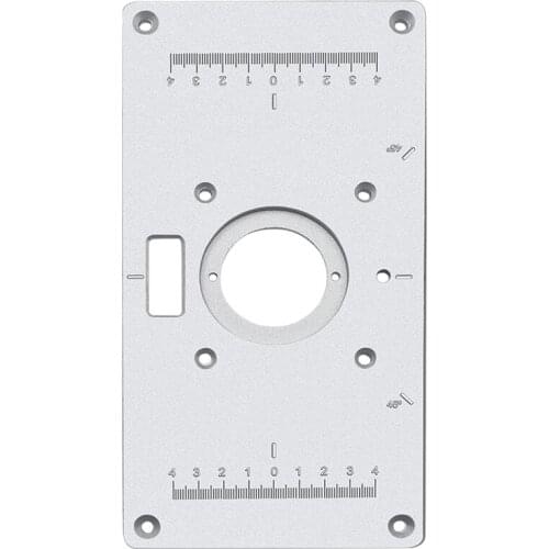 Multifunctional Aluminium Router Trimmer Models Engraving Machine Table Insert Plate Woodworking Benches Wood Router