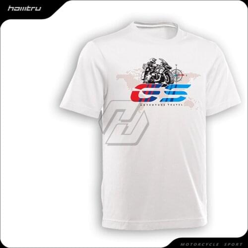 Motorcycle O-Neck Printed T-Shirt Short Sleeve T Shirt Case for BMW F650GS F700GS F800GS F850GS G310GS R1200GS Adventure T Shirt