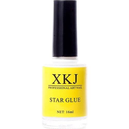 1Bottle Clear Star Glue 16ml for Nail Foil Adhesive Sticker Transfer Paper Decoration Nails Tips Pro Nail Art Tools