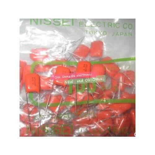 New and original 100PCS NIS 473 100V 0.047UF 5% 100V Orange metal film capacitance new